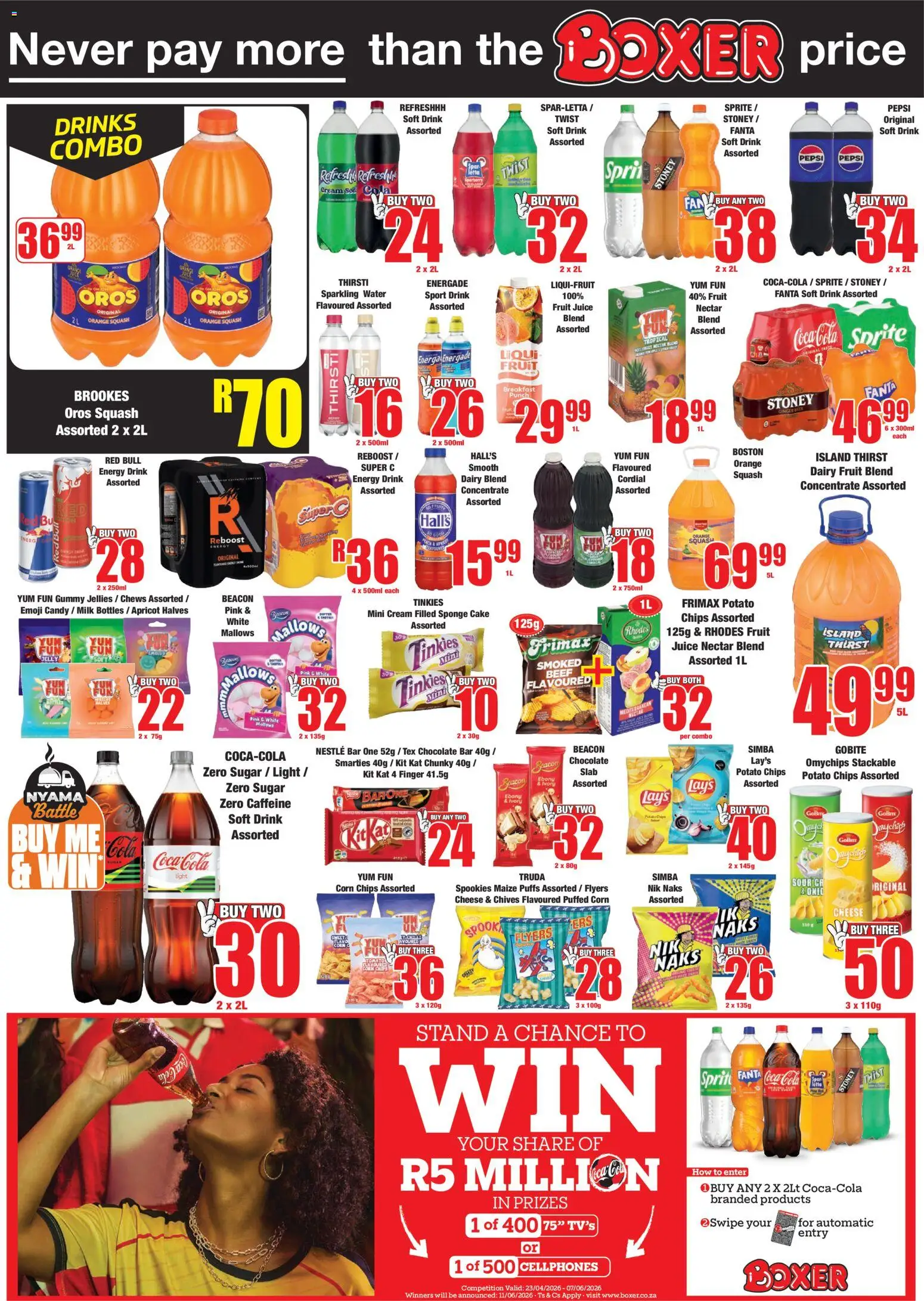 New Boxer catalogue – valid from 11.05.2026 | Page: 4 | Products: Corn, Squash, Light, Water