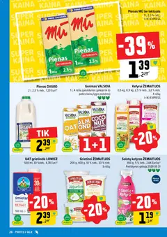 IKI leidinys galioja nuo 11.05.2026 | Puslapis: 26 | Prekių: Grietinėlė, Pienas, Grietinė