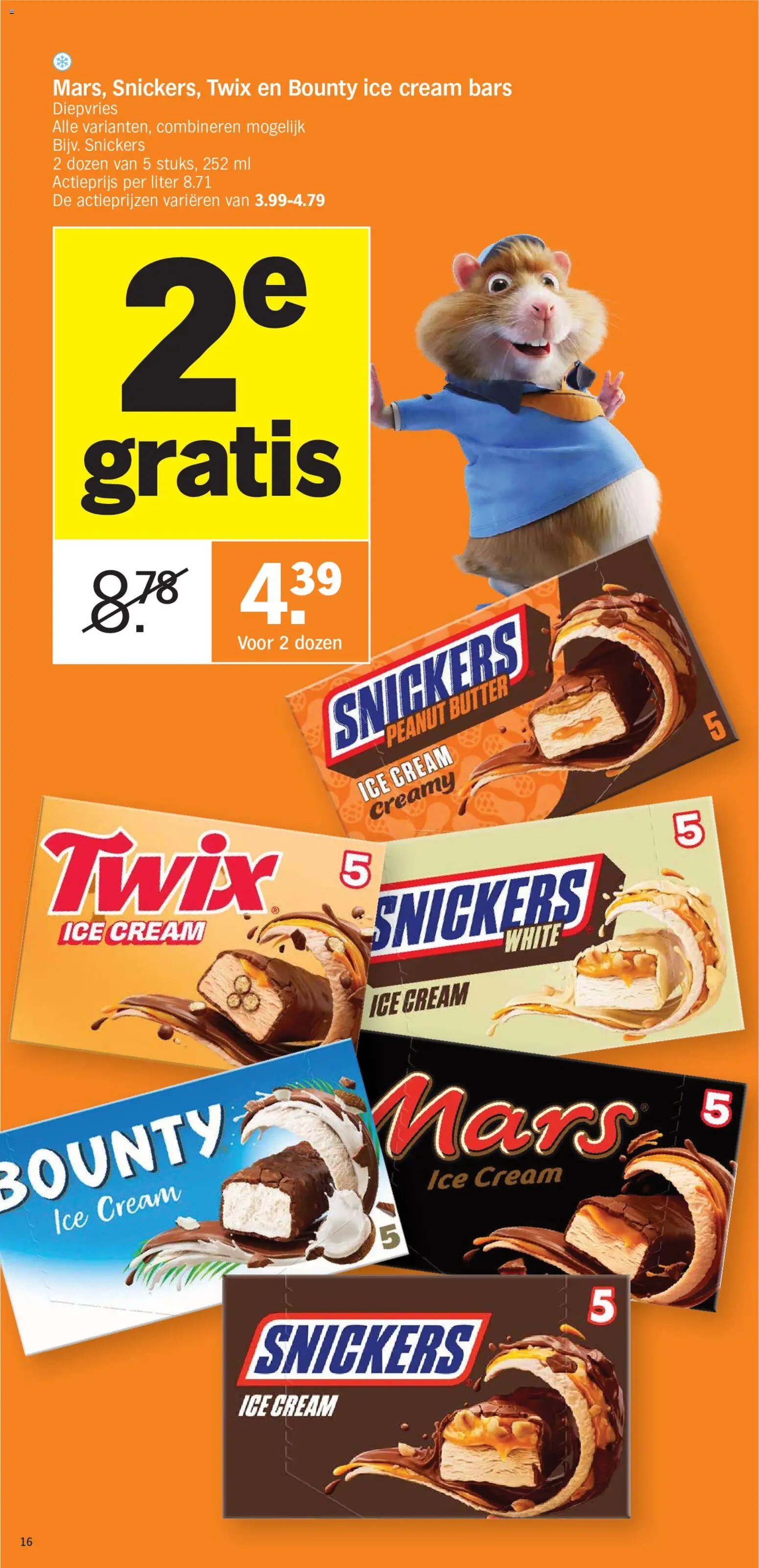 {H1} | Pagina: 16 | Producten: Twix, Snickers
