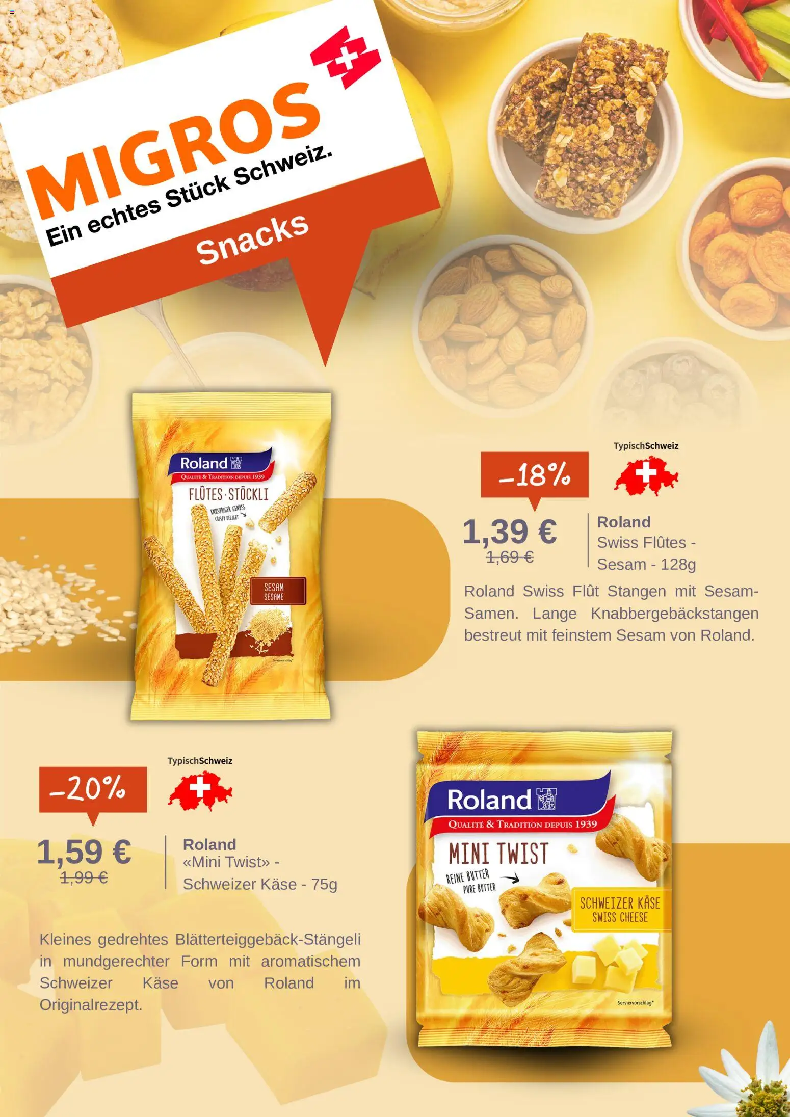Migros Prospekt – gültig ab 25.08.2026 | Seite: 4 | Produkte: Butter, Käse
