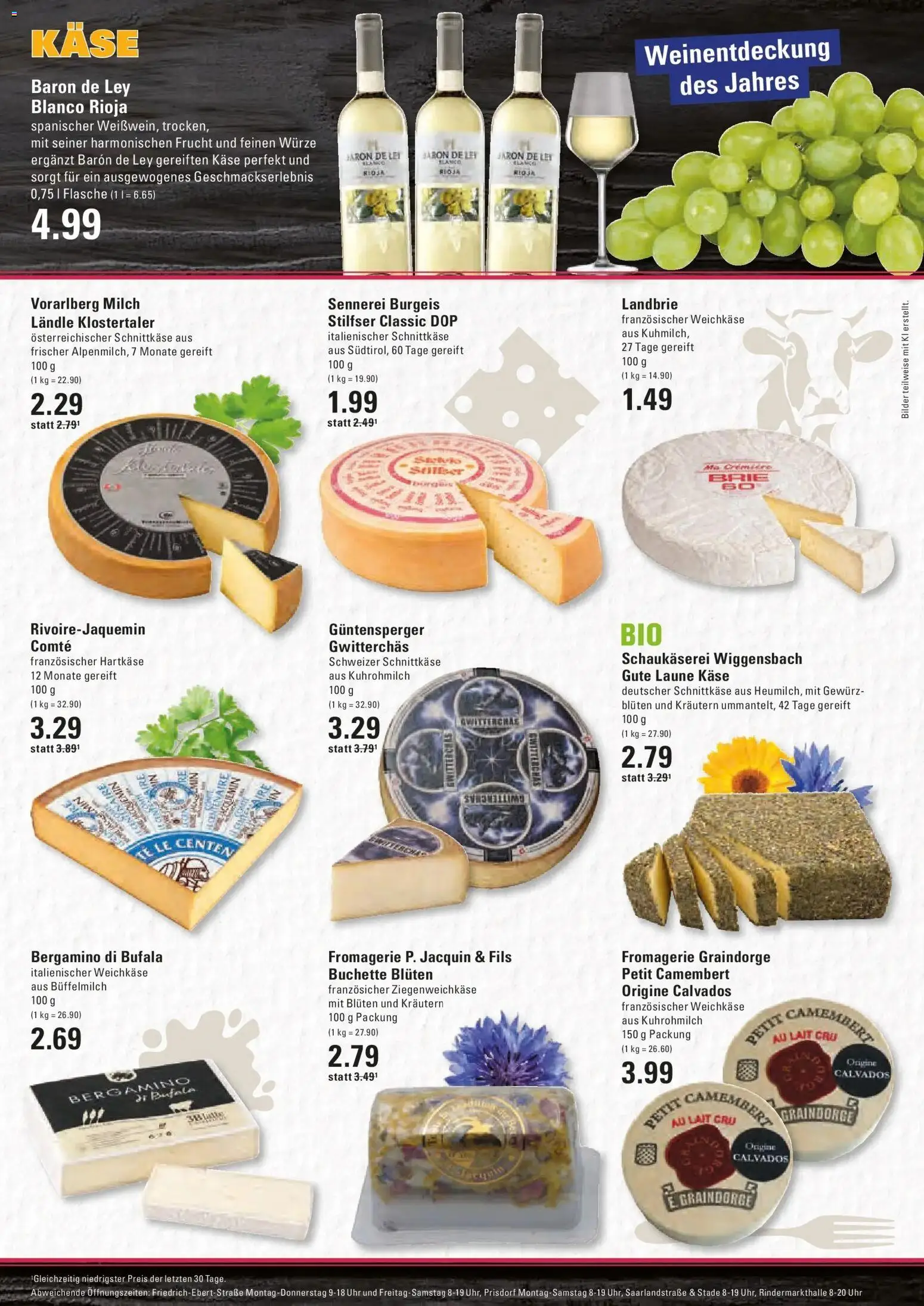 Edeka Prospekt Hamburg (ab 12.10.2026) » Angebote Online | Seite: 7 | Produkte: Milch, Käse, Bilder, Uhr