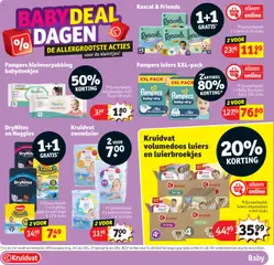 Kruidvat folder week 22 - Voorbeeld van een folder van Kruidvat, geldig van 25.05.2026 | Pagina: 34 | Producten: Pampers, Babydoekjes, Kan, Pyjama