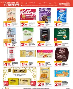 Anteprima del volantino Iperal volantino Ancora Più Offerte valido a partire dal 28/10/2026 | Pagina: 14 | Prodotti: Dolcificante, Stevia, Caffè, Mandorle