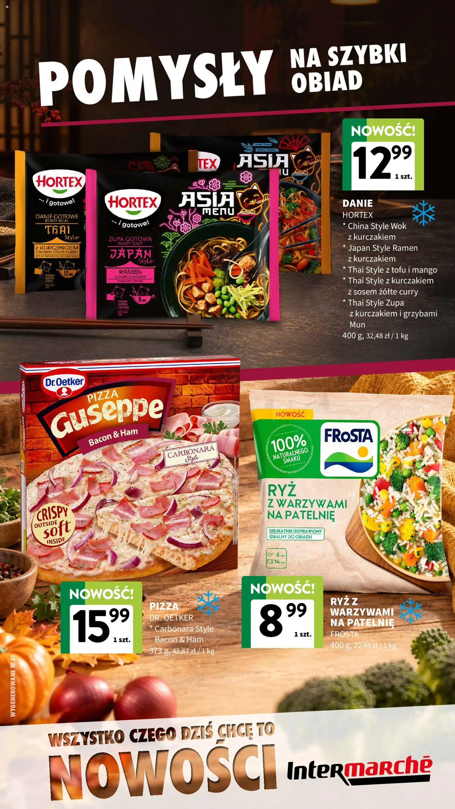 Intermarche gazetka - Nowości od 14.10.2026 | Strona: 7 | Produkty: Mango, Frosta, Curry, Patelnie