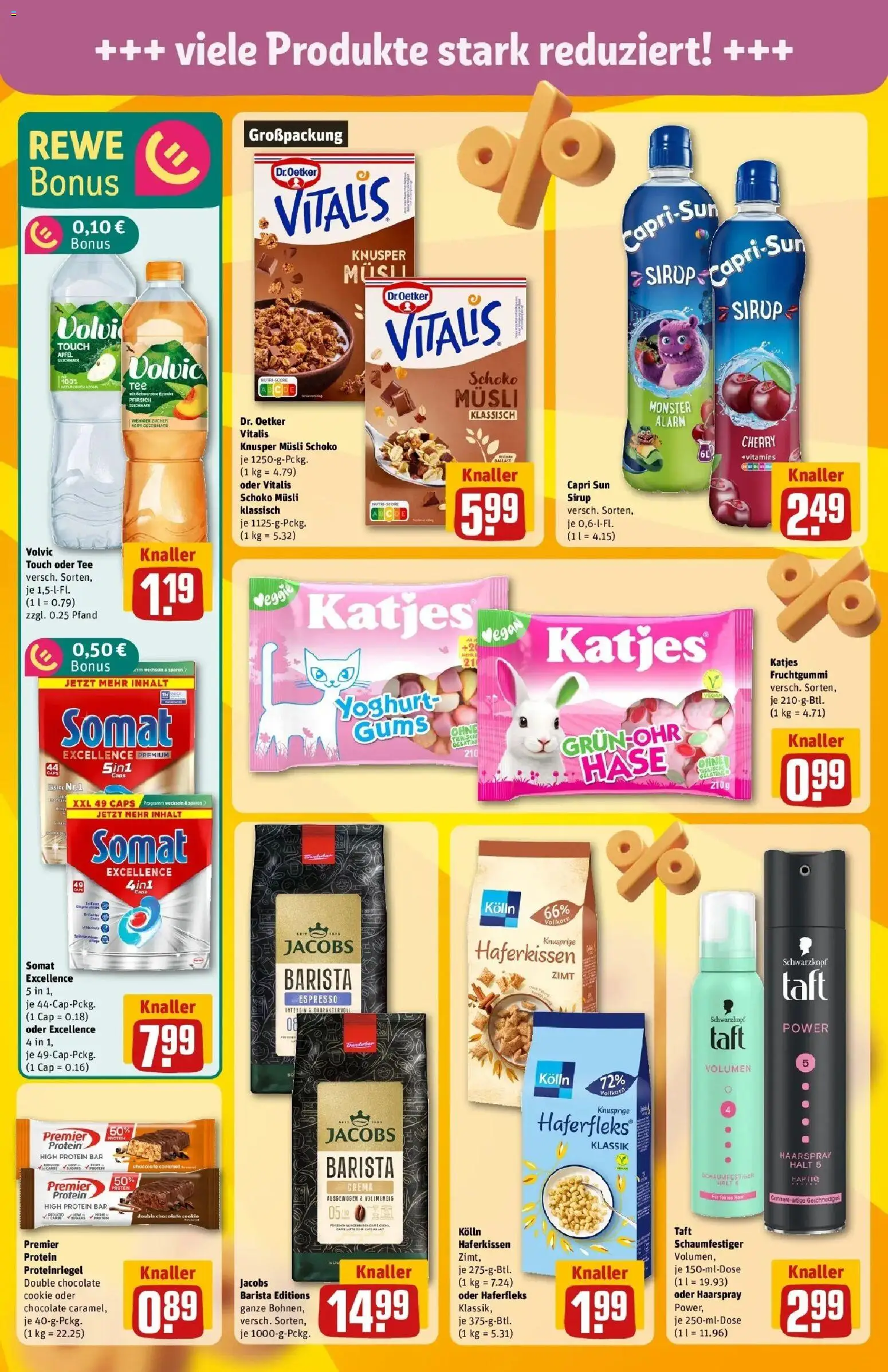 Rewe Prospekt Pegnitz	 – gültig ab 20.04.2026 | Seite: 7 | Produkte: Musli, Äpfel, Haarspray, Monster