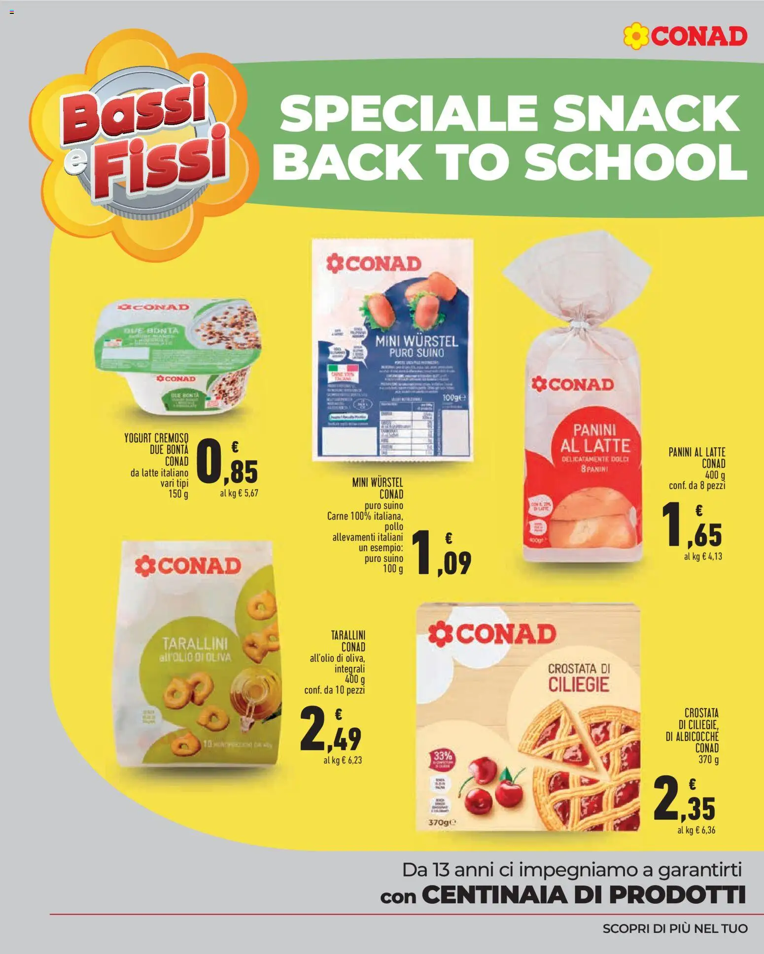 Volantino Conad del 02/09/2026 | Pagina: 4 | Prodotti: Yogurt, Pollo, Latte, Yogurt cremoso