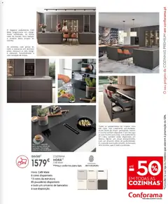 Pré-visualização Conforama folheto válido de 16.04.2026 | Página: 17 | Produtos: Bancada, Portas, Café