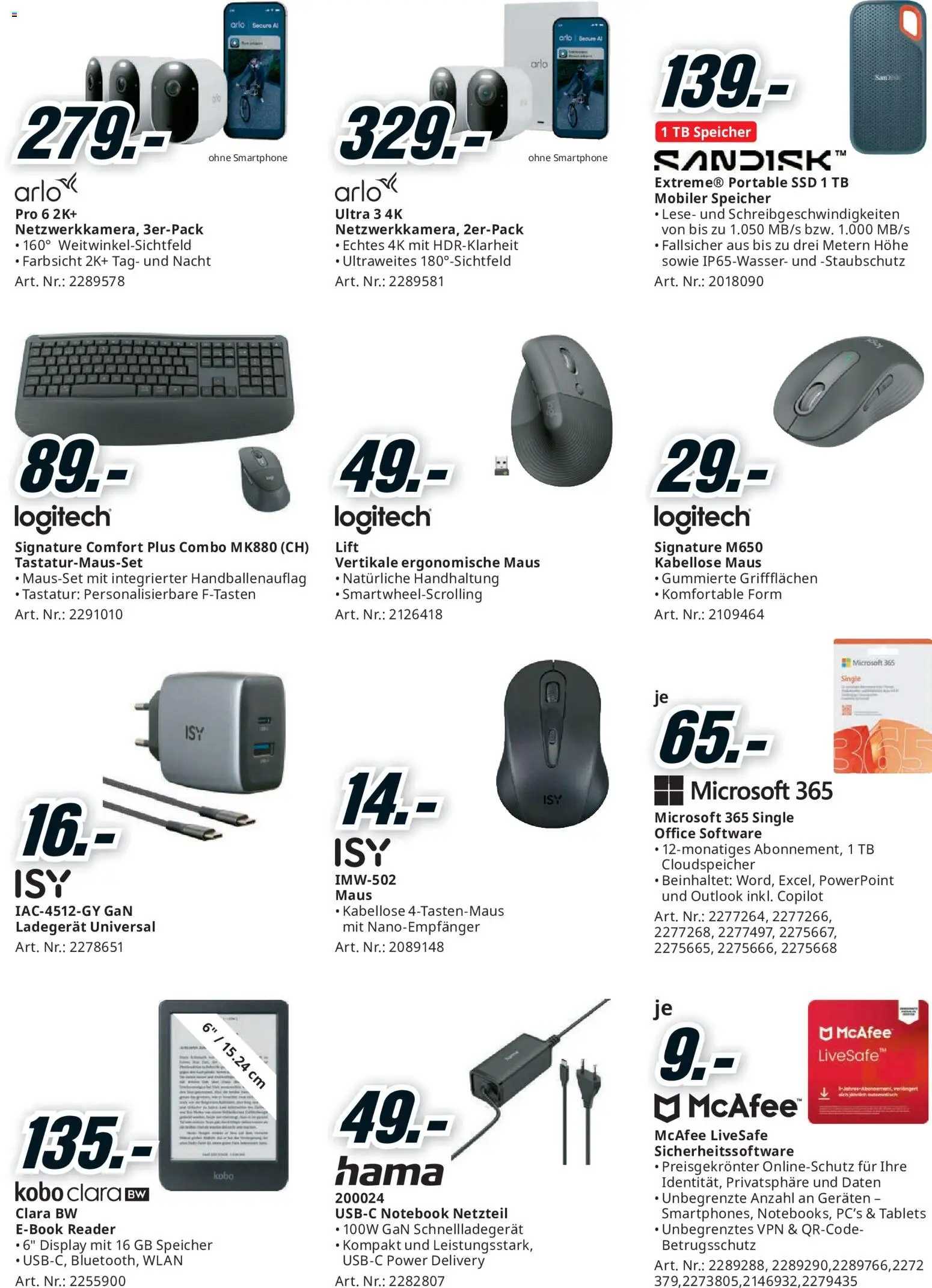 Media Markt aktionen – gültig ab 23.08.2026 | Seite: 17 | Produkte: Notebook, Tastatur, Ladegerät, Ebook Reader