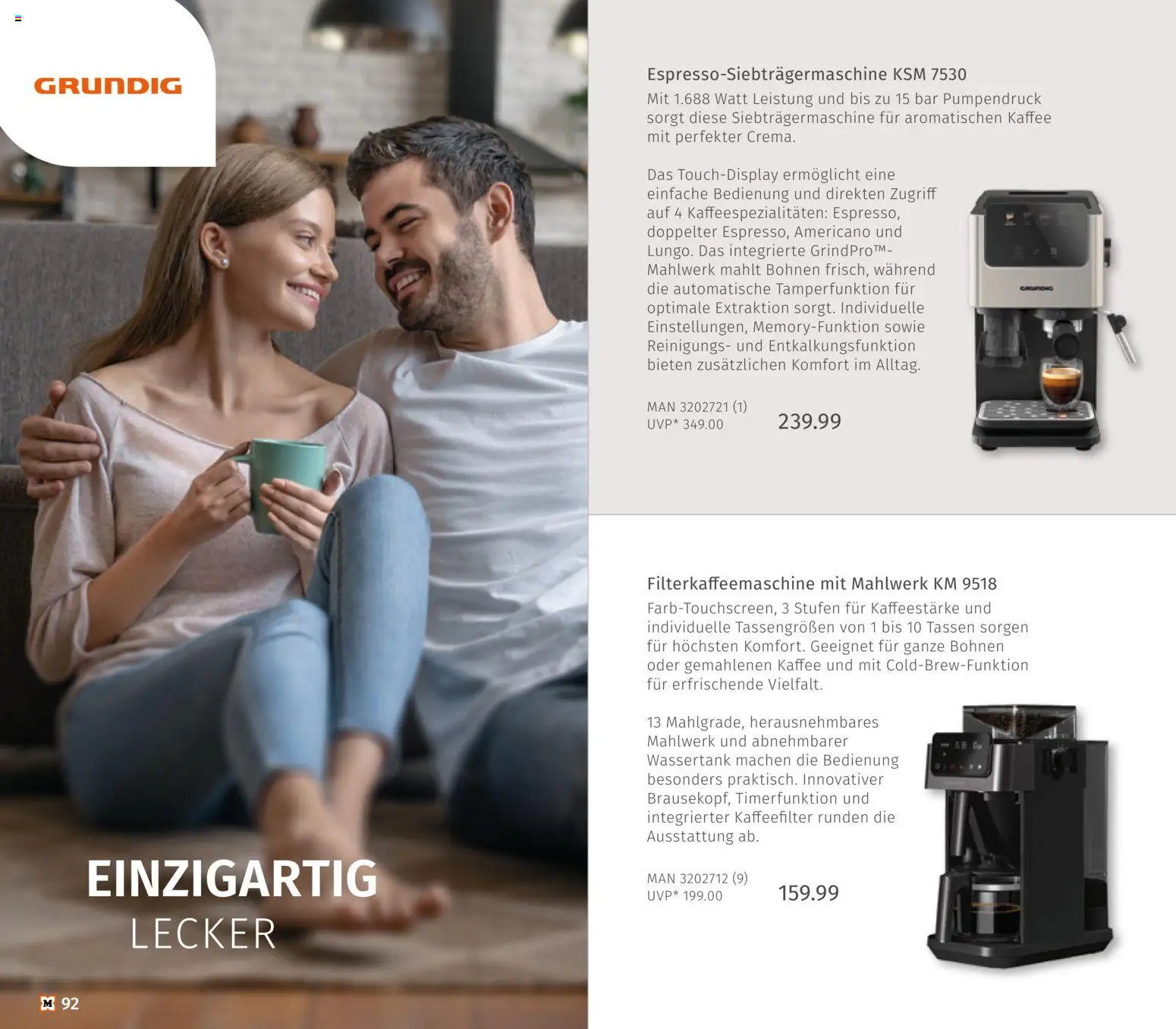 Müller Haushaltskatalog – gültig ab 01.10.2026 | Seite: 92 | Produkte: Kaffee, Filterkaffeemaschine