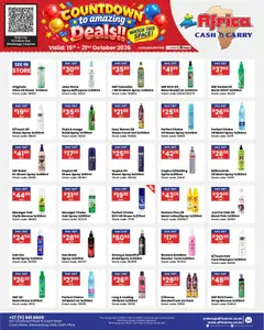 Africa Cash & Carry specials catalogue – valid from 15/10/2026