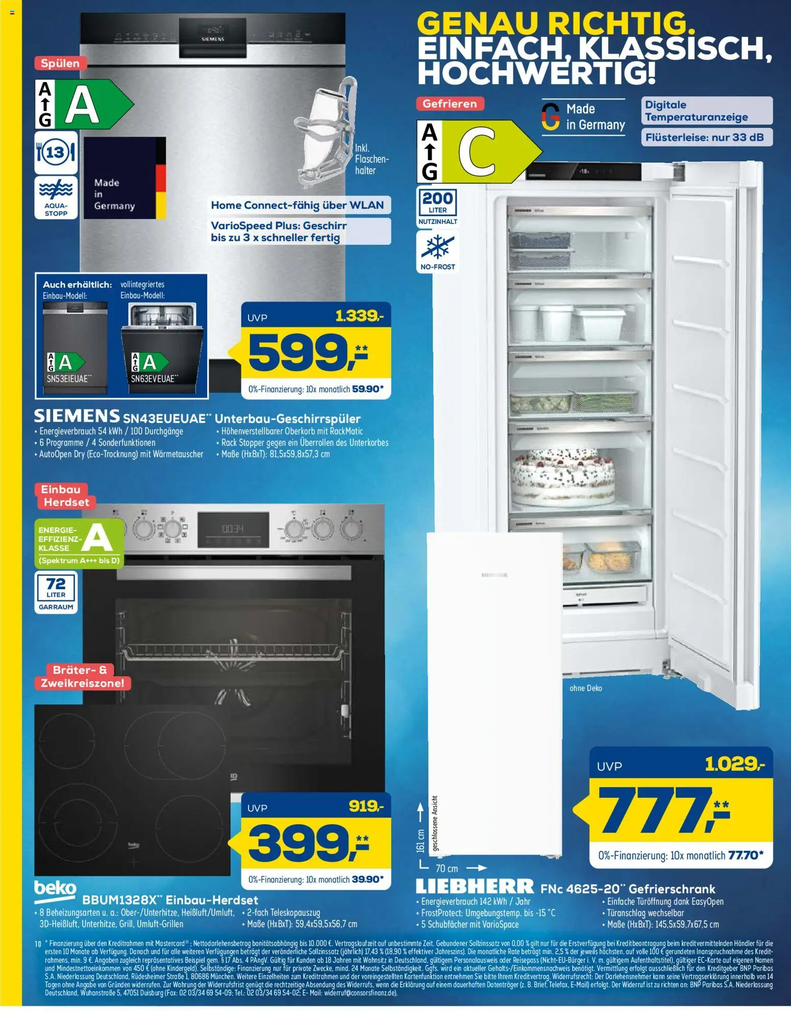 Euronics Prospekt – gültig ab 08.08.2026 | Seite: 10 | Produkte: Liebherr, Siemens, Gefrierschrank
