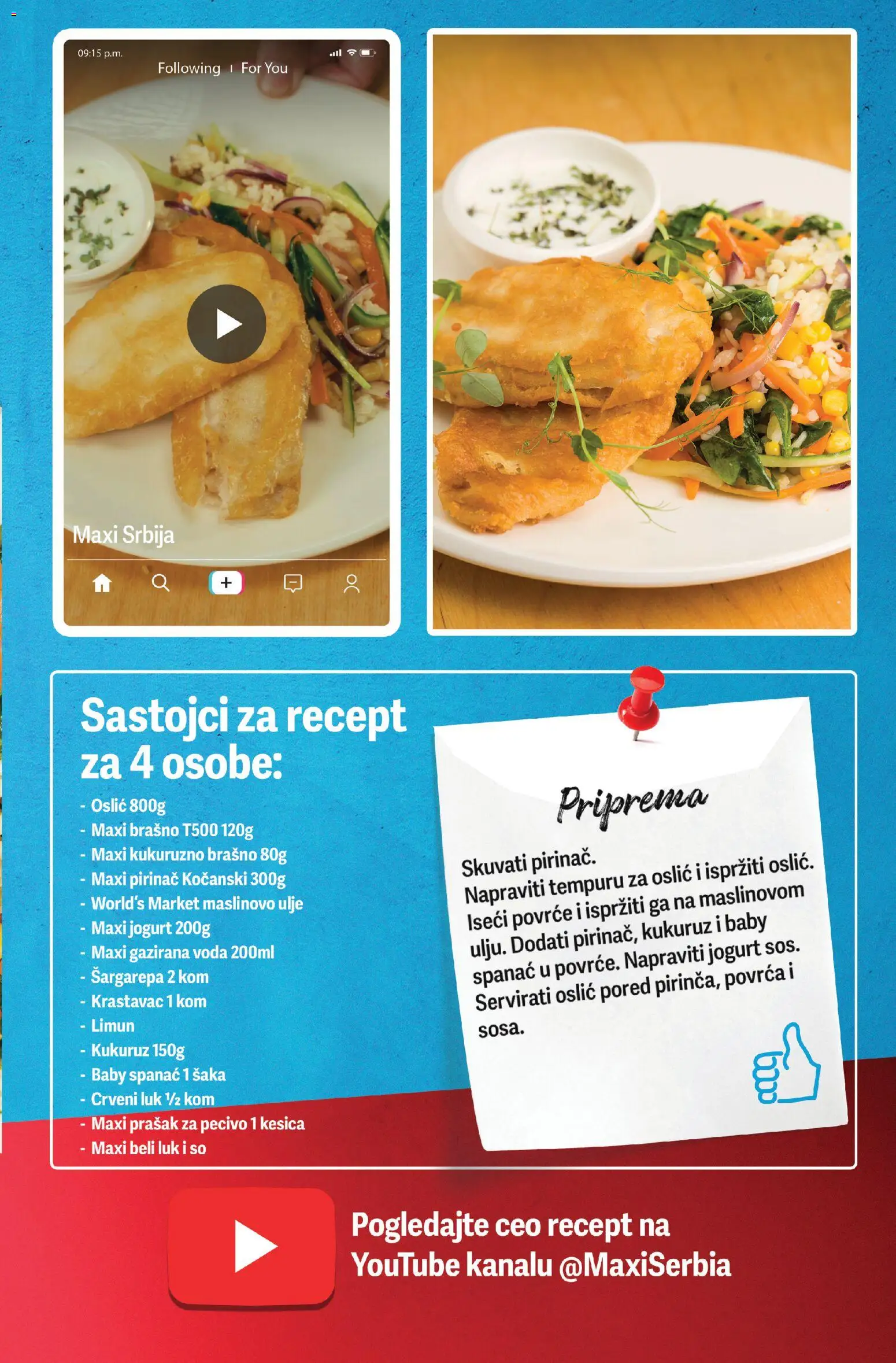 Maxi katalog - važi od 06.08.2026 | Strana: 9 | Proizvode: Oslić, Jogurt, Ulje, Maslinovo ulje