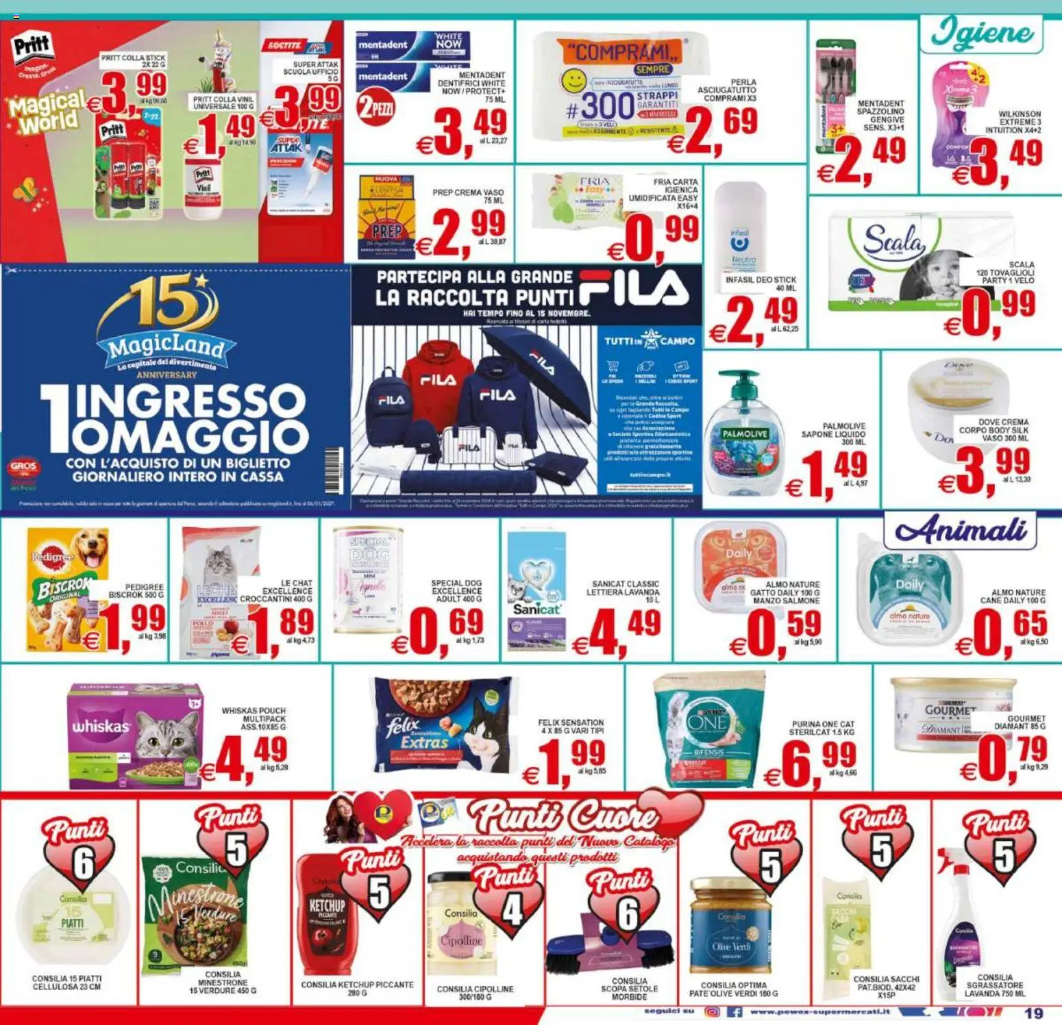 Volantino Pewex del 11/09/2026 | Pagina: 19 | Prodotti: Minestrone, Crema, Sapone, Salmone