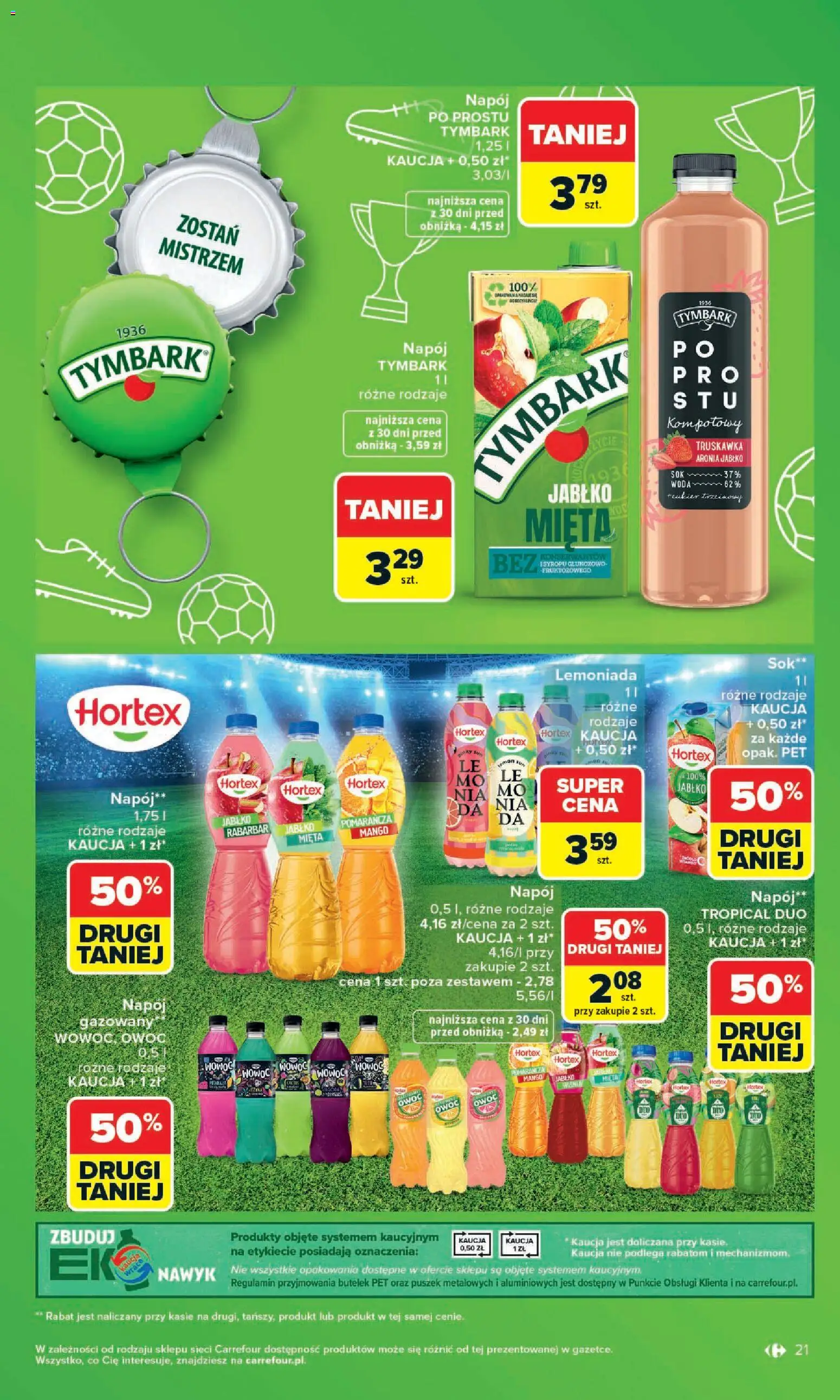 Carrefour gazetka - Zakupowa taktyka kibica od 01.06.2026 | Strona: 21