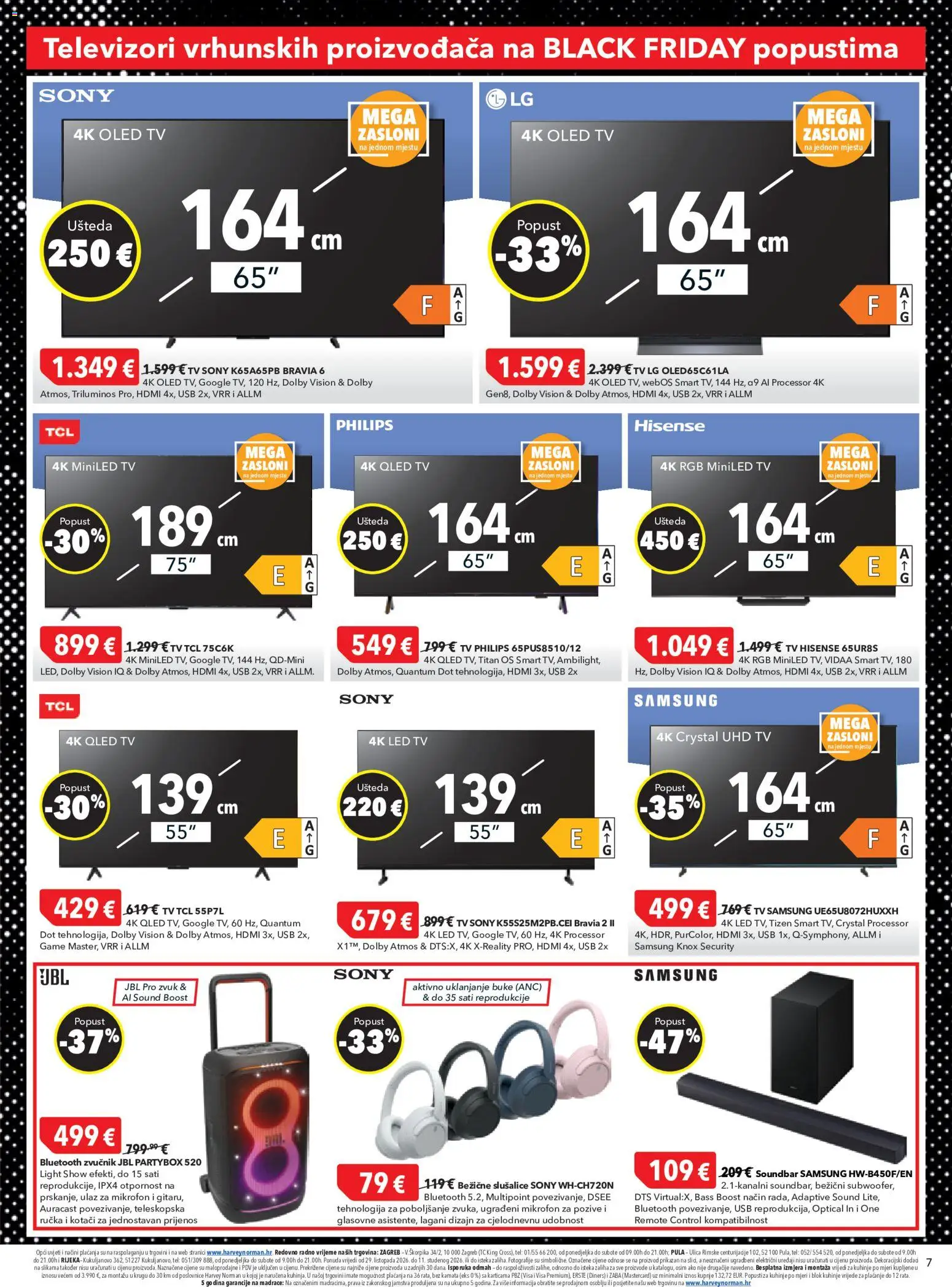 Harvey Norman katalog | vrijedi od 29.10.2026 | Stranica: 7