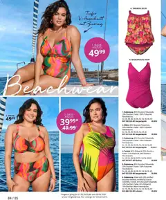 Ulla Popken akciós újság - amely érvényes a következő dátumtól: 01.06.2026 | Oldal: 84 | Termékek: Bikini, Tankini