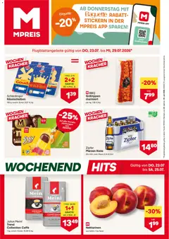 MPREIS Flugblatt ab 23.07.2026 gültig