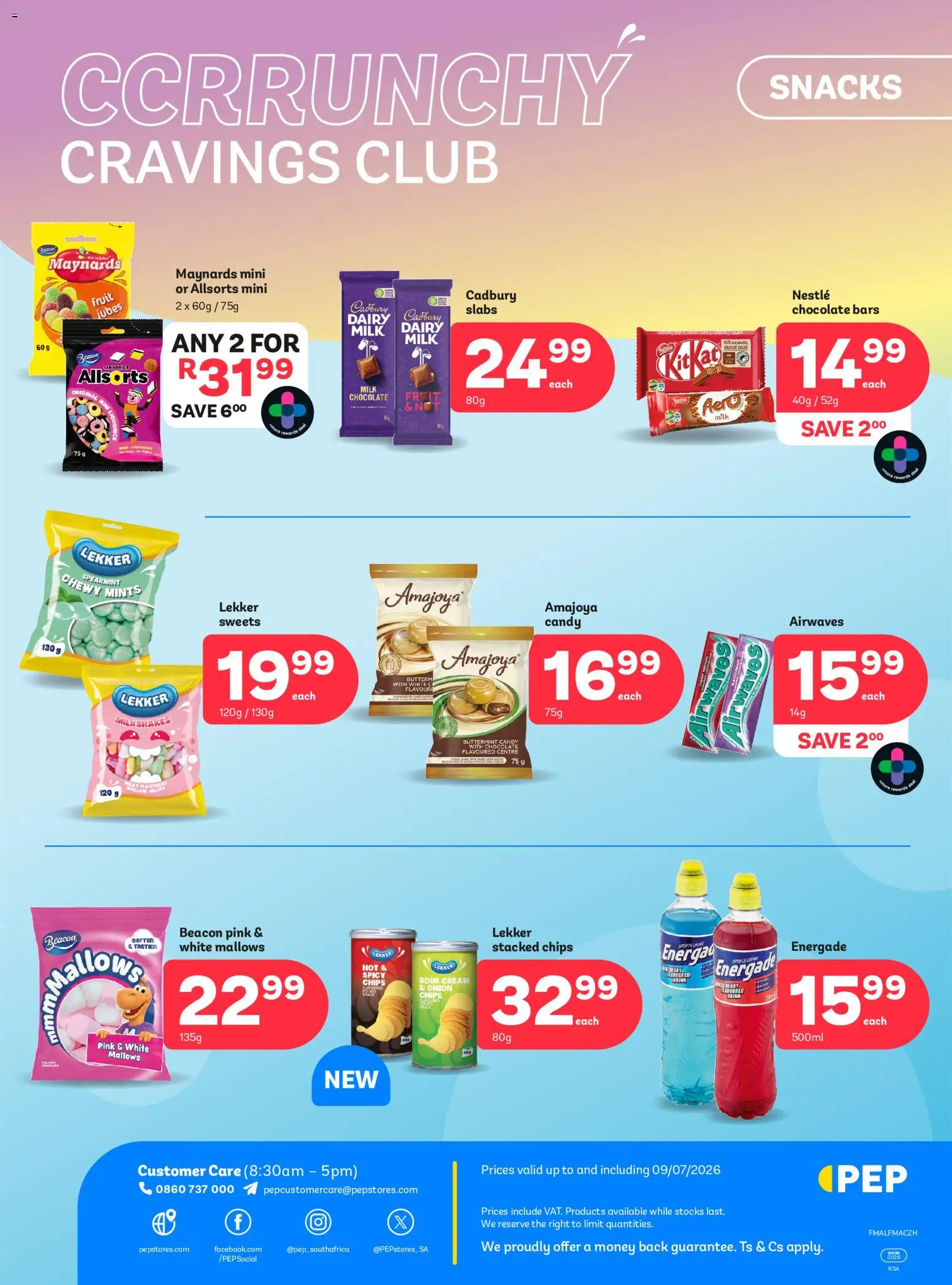New PEP Stores catalogue – valid from 24/06/2026 | Page: 4 | Products: Sweets, Sour cream, Chips, Cream