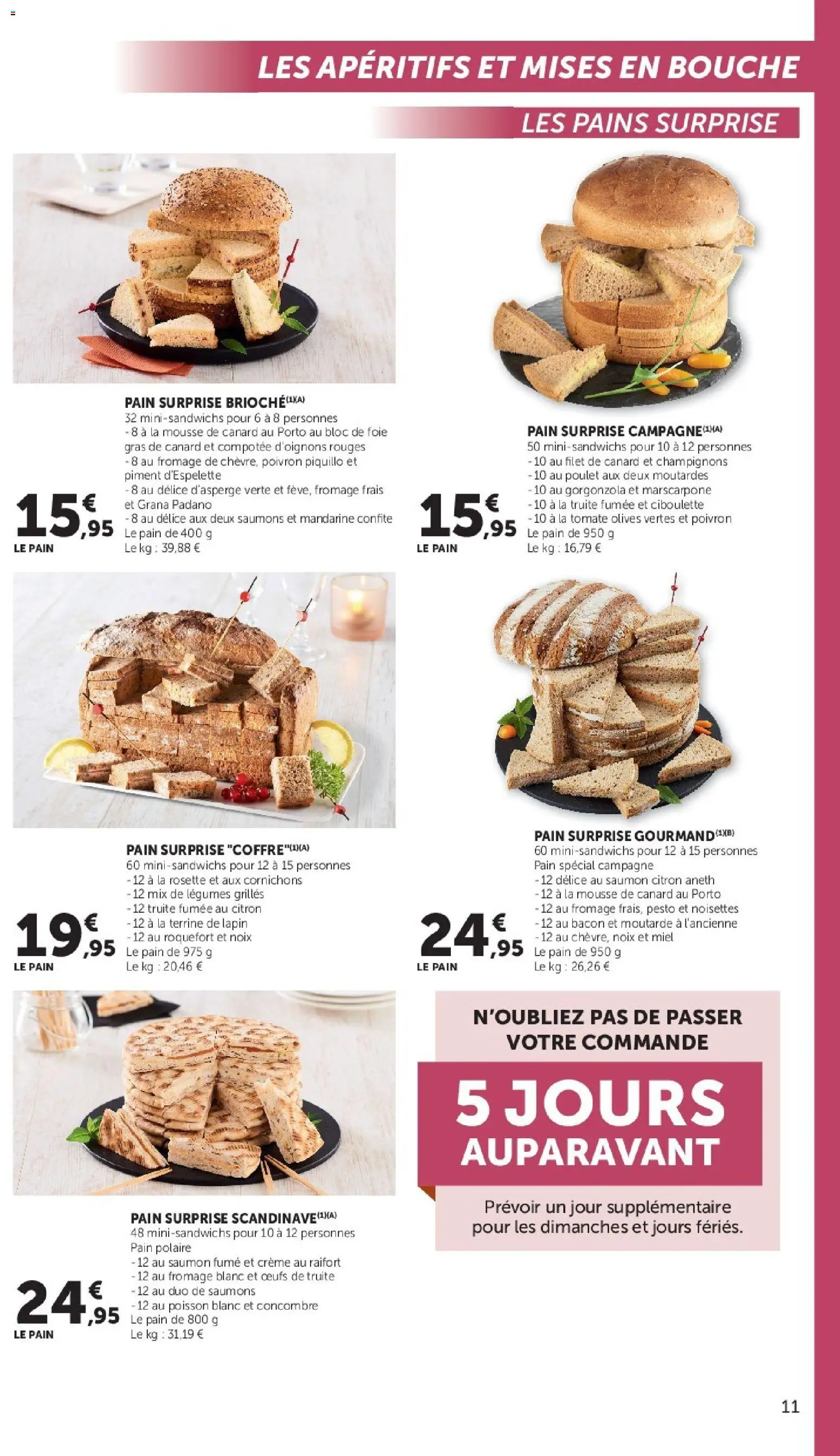 {H1} | Page: 11 | Produits: Aneth, Poivron, Lapin, Miel