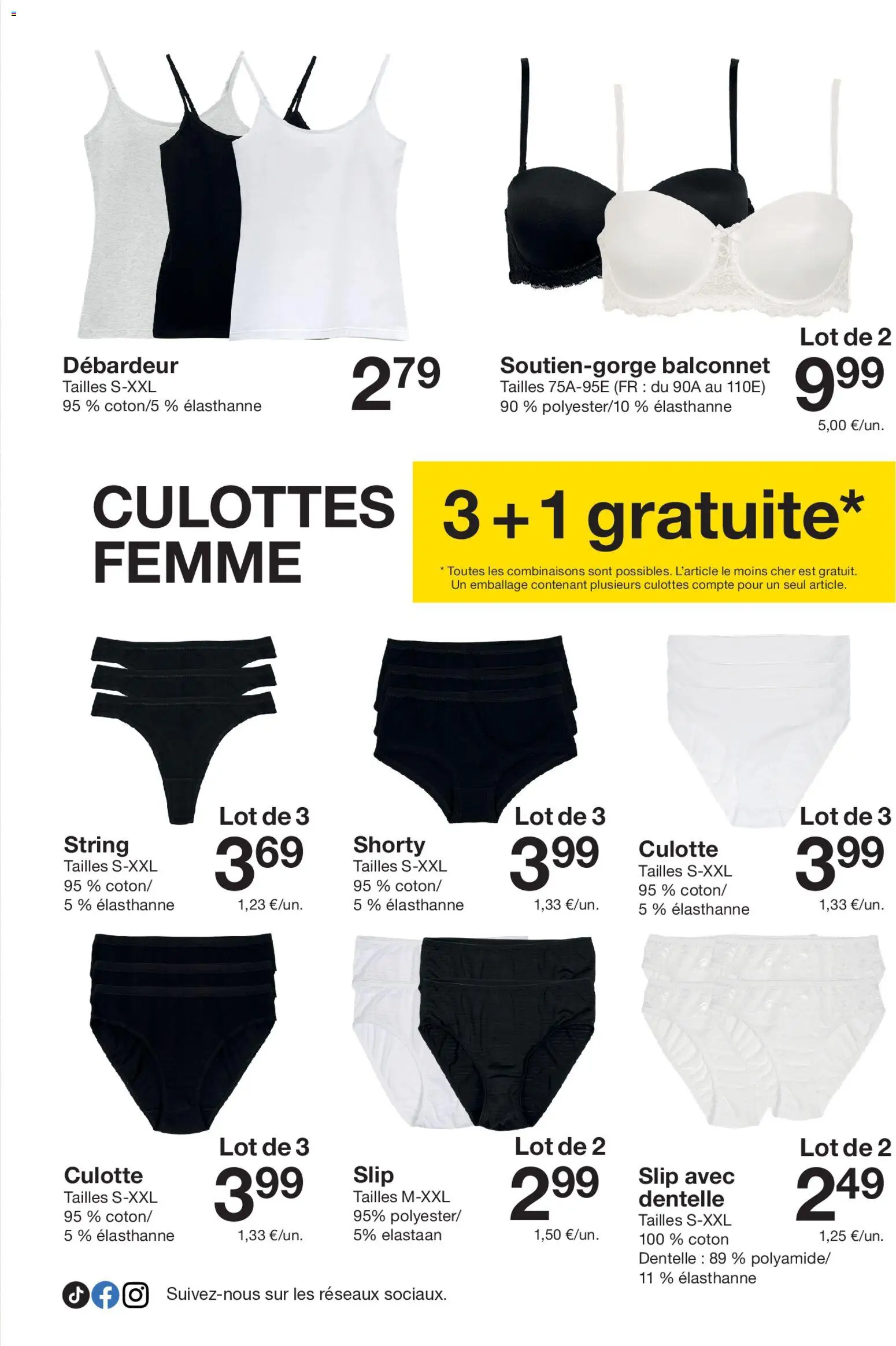 {H1} | Page: 11 | Produits: Coton, Débardeur, Culotte