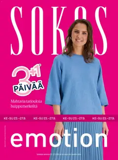 Sokos-mainoslehti voimassa 23/09/2026 alkaen
