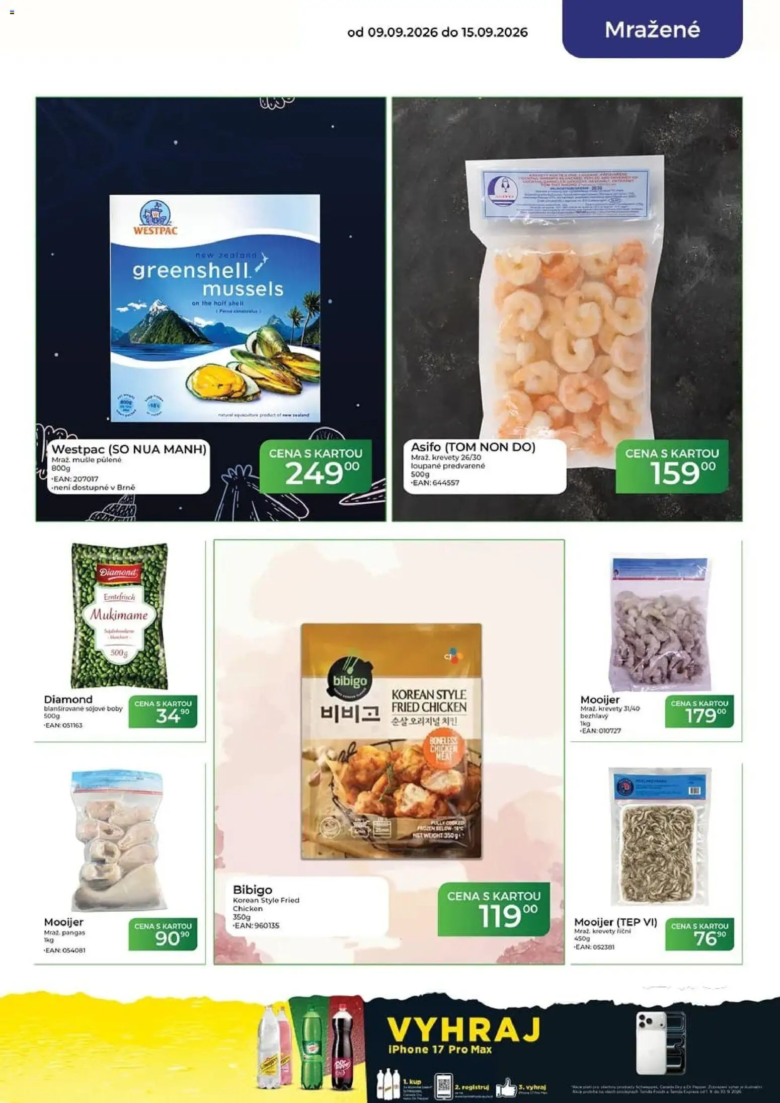 Tamda Foods leták od 16.09.2026 | Strana: 21 | Produkty: Iphone, Boby, Sójové boby, Krevety