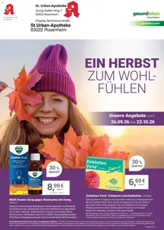 Angebote - Ihre Apotheke vor Ort: Jetzt alle Angebote auch online entdecken! ab 26.09.2026 gültig