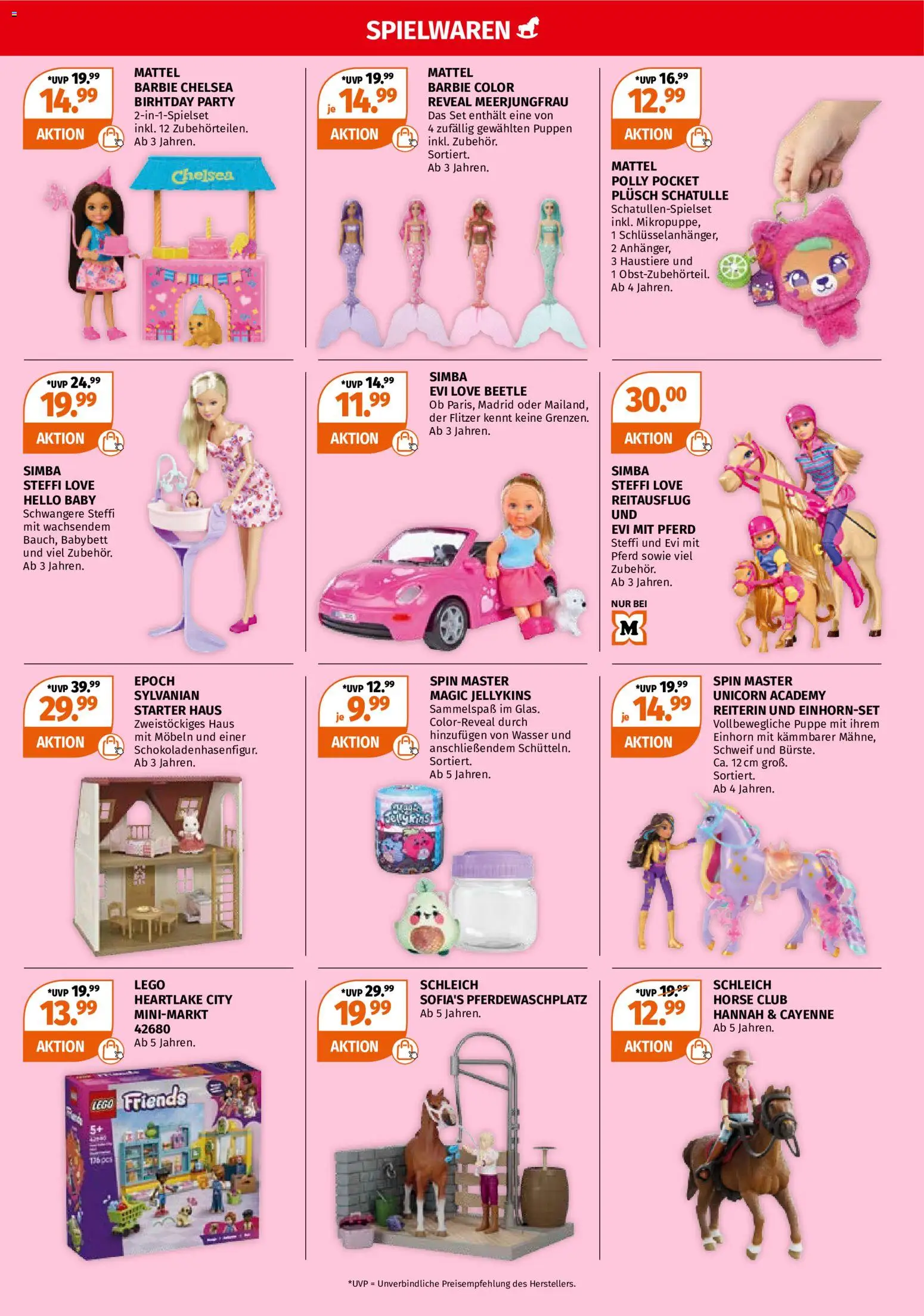 Müller Spielwaren für Groß und Klein gültig ab 24.05.2026 | Seite: 7 | Produkte: Wasser, Babybett