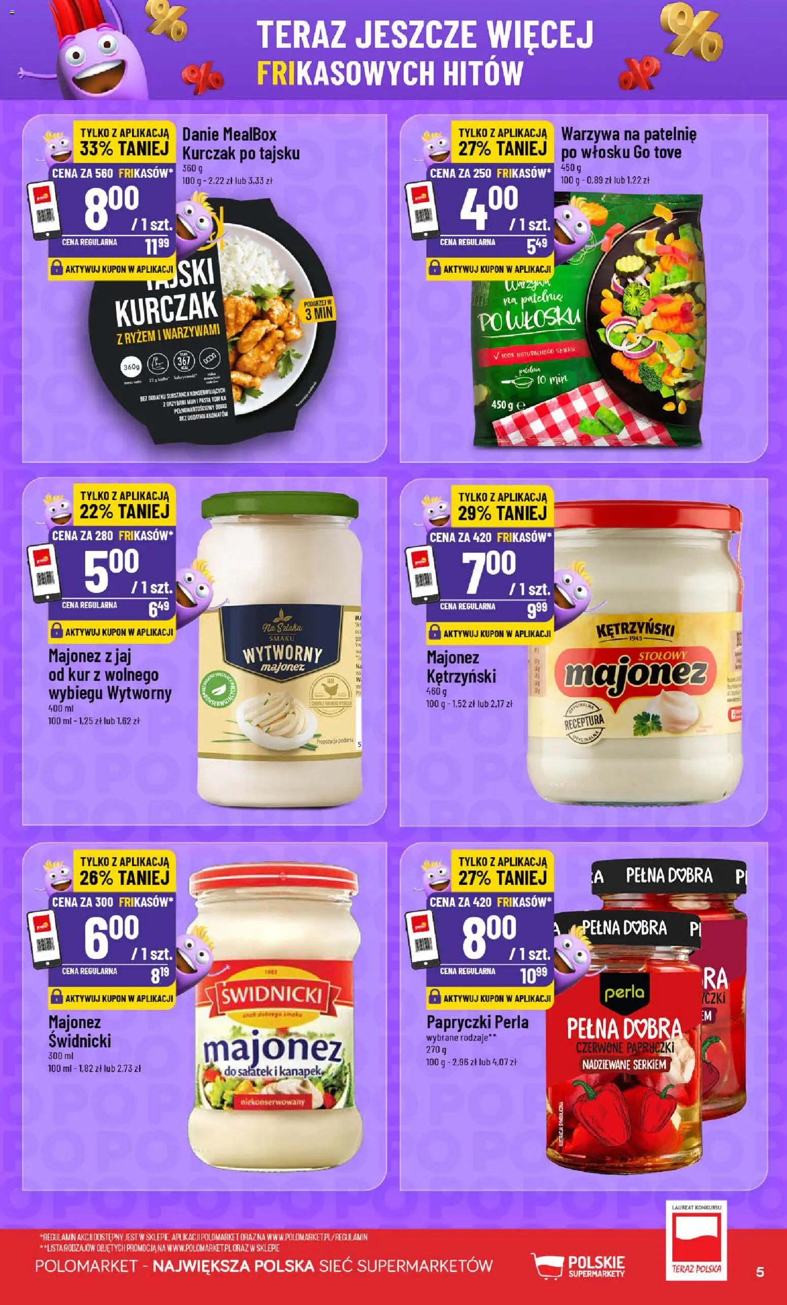 POLOmarket gazetka - Frikasowe Hity od 10.06.2026 | Strona: 5 | Produkty: Kurczak, Warzywa na patelnie, Warzywa, Majonez