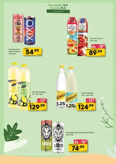 PerSu katalog Super leto - pregled PerSu kataloga - važi od 15.06.2026 | Strana: 7 | Proizvode: Schweppes, Sok, Čaj
