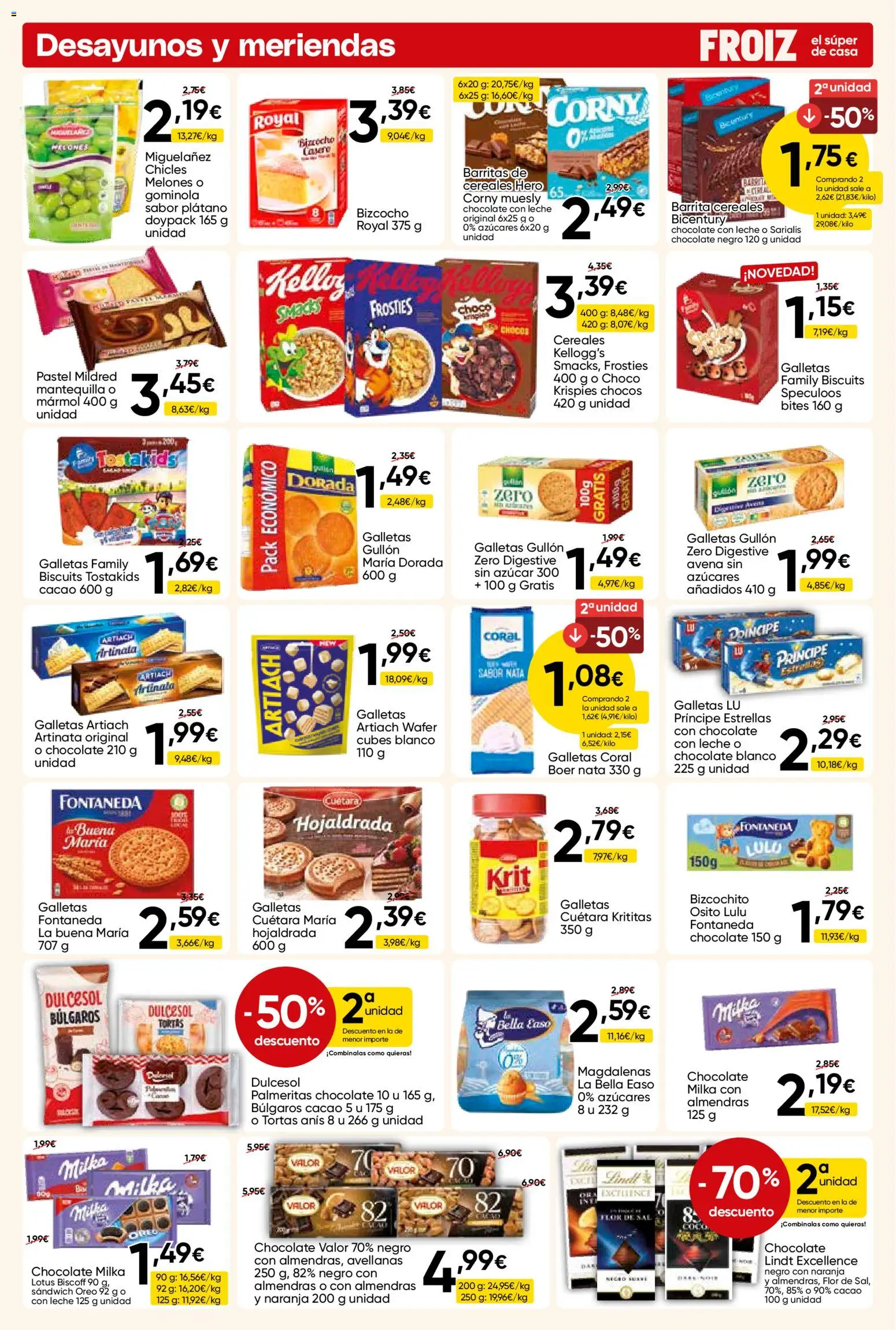 Froiz folleto │ válido desde el 15/10/2026 | Página: 12 | Productos: Oreo, Nata, Cereales, Azúcar