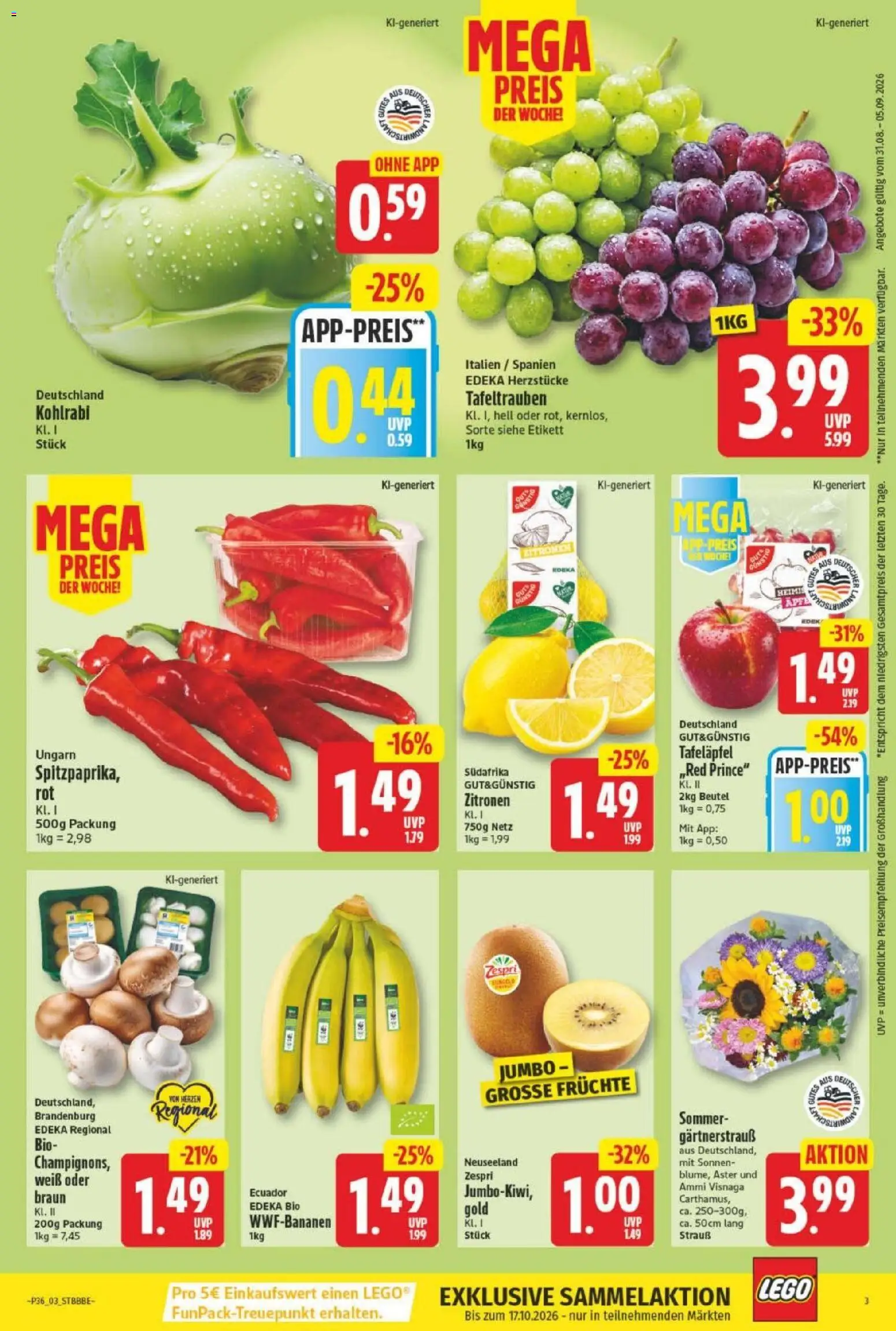 NP Discount - Blaetterkatalog – gültig ab 31.08.2026 | Seite: 3 | Produkte: Kohlrabi, Zitronen