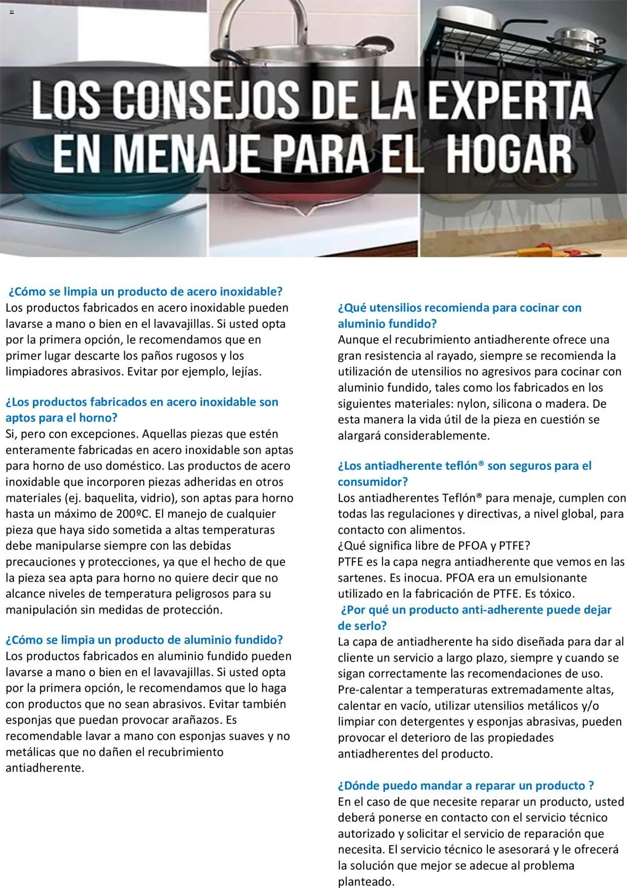 E.Leclerc - Los consejos de la experta en menaje para el hogar │ válido desde el 26.03.2023 | Página: 1 | Productos: El horno, Horno
