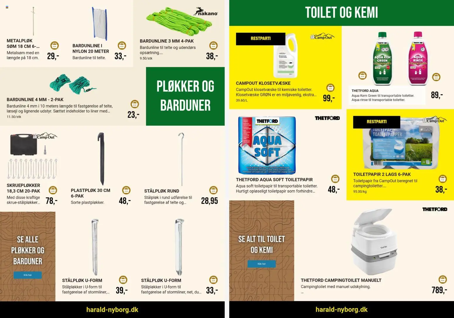 Harald Nyborg tilbudsavis – gyldig fra 28.05.2026 | Side: 13 | Produkter: Toilet, Søm