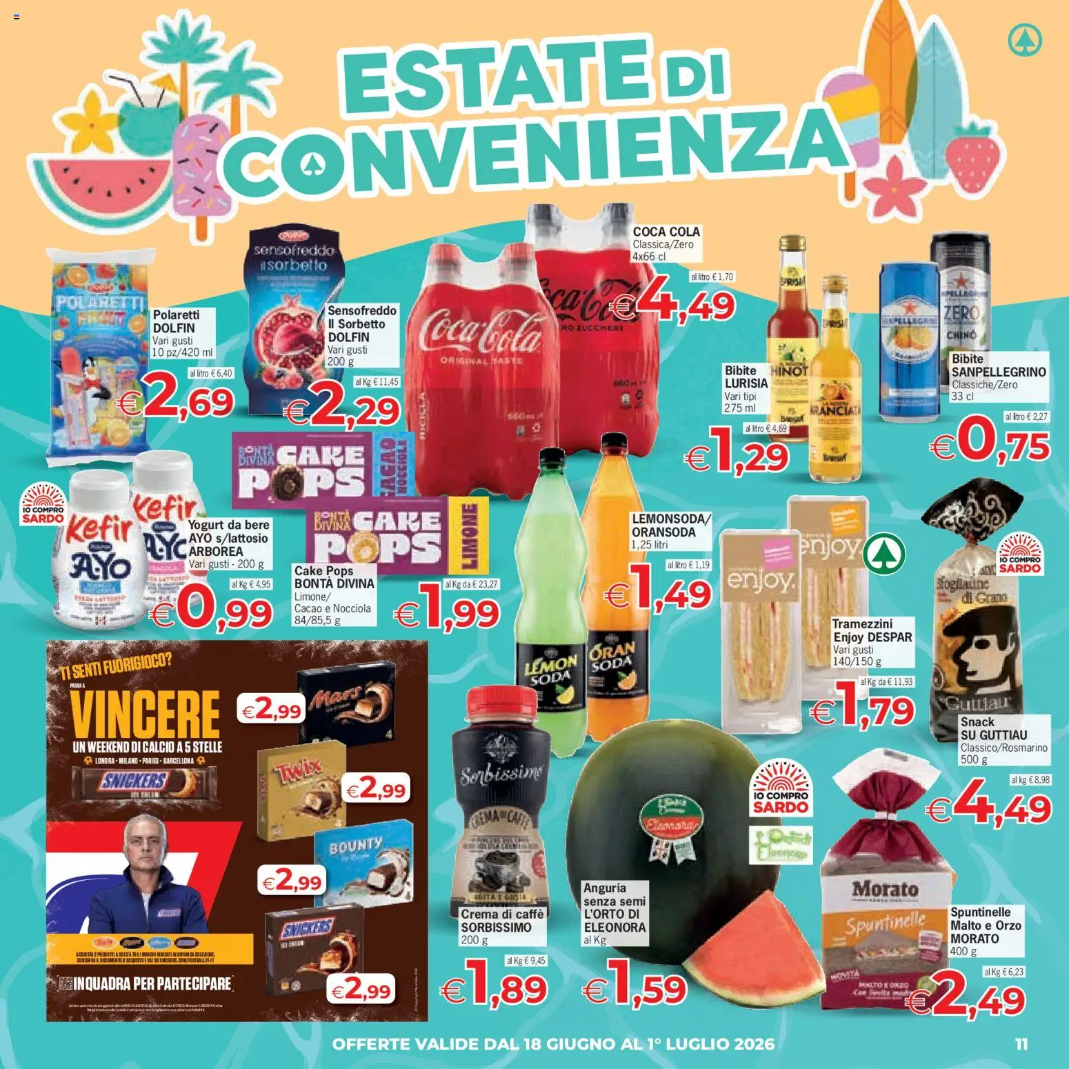 Volantino Eurospar del 18/06/2026 | Pagina: 11