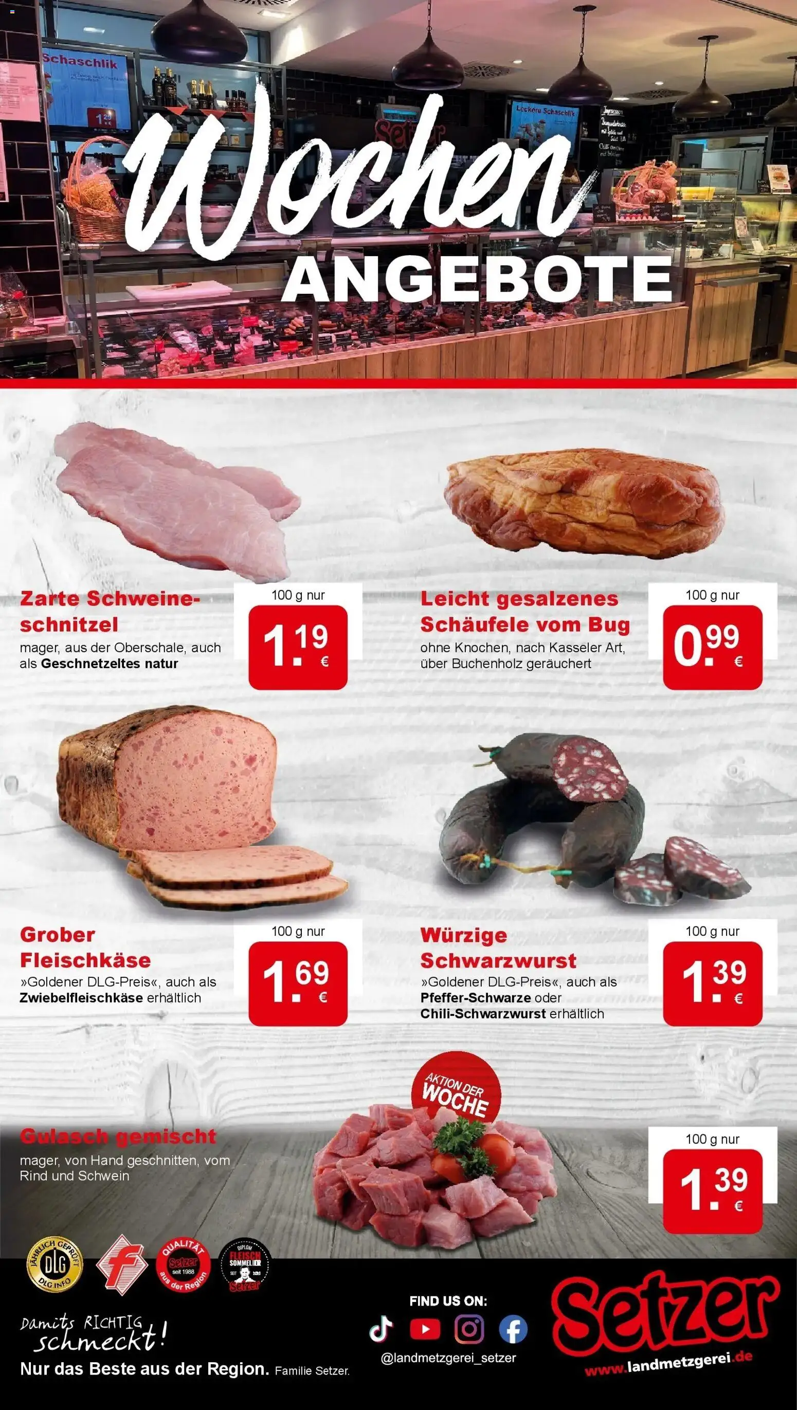 REWE Prospekt ab 19.10.2026 zum Blättern » Angebote | Seite: 10 | Produkte: Schnitzel, Gulasch