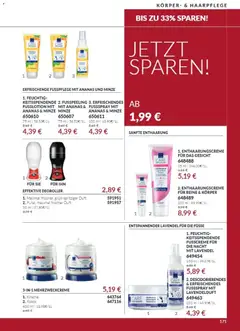 AVON Katalog Oktober 2026 ab 01.10.2026 gültig | Seite: 171 | Produkte: Enthaarungscreme, Lavendel, Fußpeeling, Fußspray