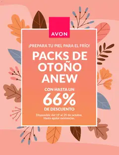 Vista previa Avon Anew válido desde el 19/10/2026
