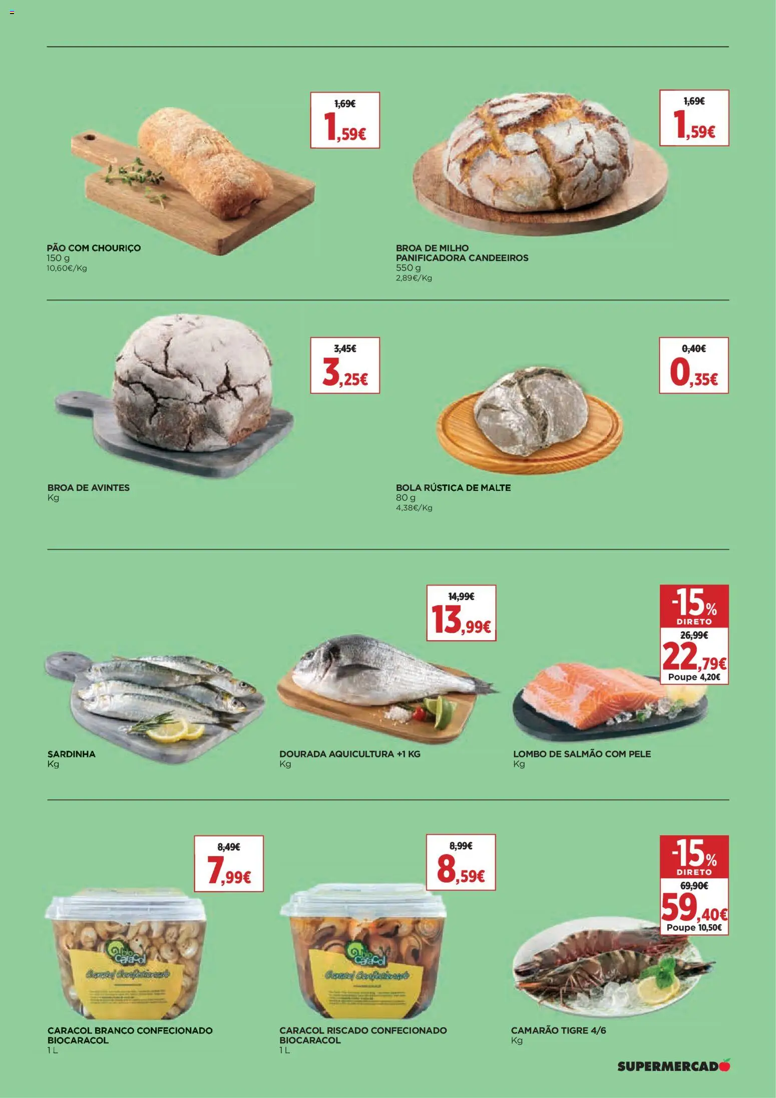 El Corte Ingles folheto │ válido de 05.06.2026 | Página: 3 | Produtos: Dourada, Salmão, Lombo, Pão