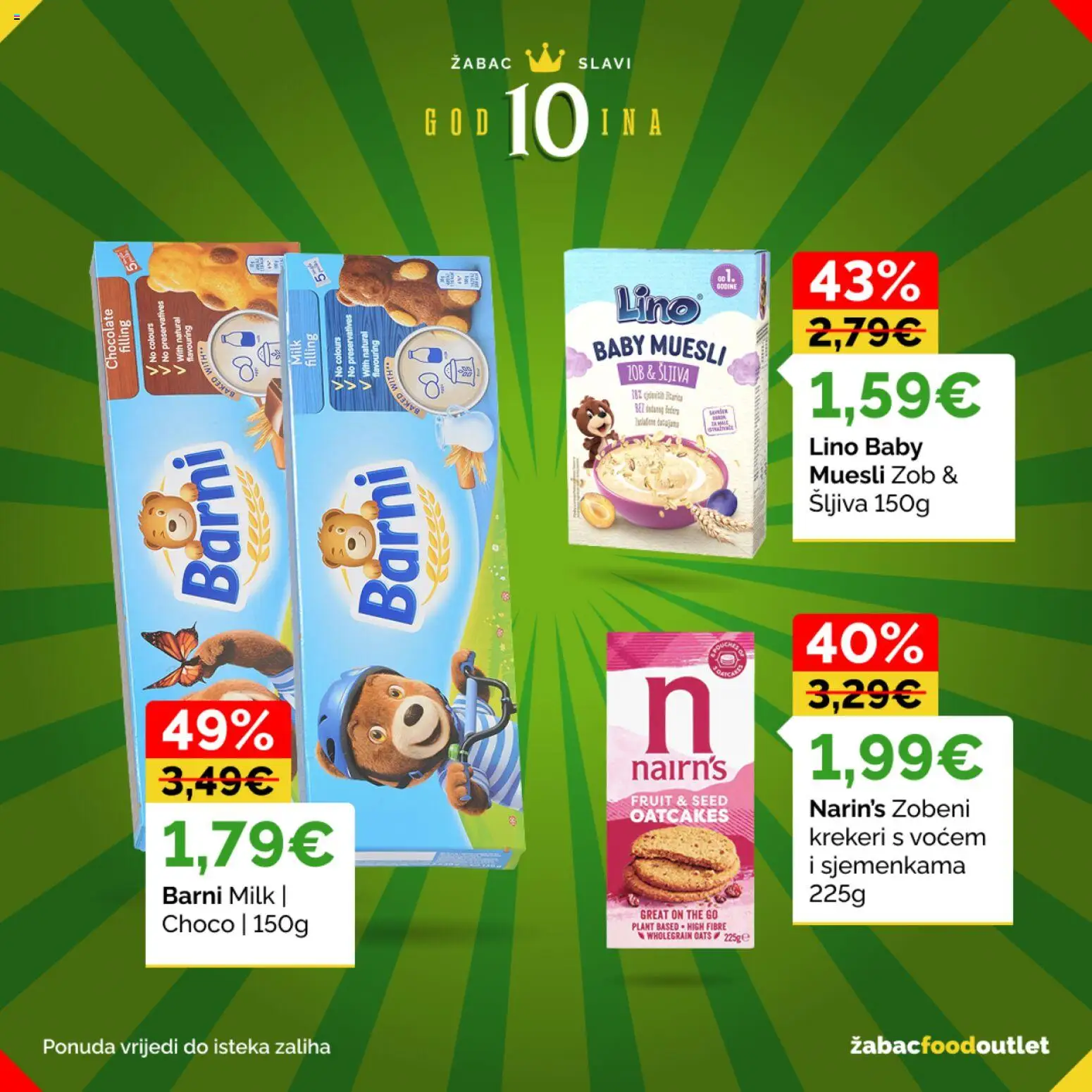 Žabac katalog | vrijedi od 26.06.2026 | Stranica: 8 | Proizvodi: Šljiva, Krekeri