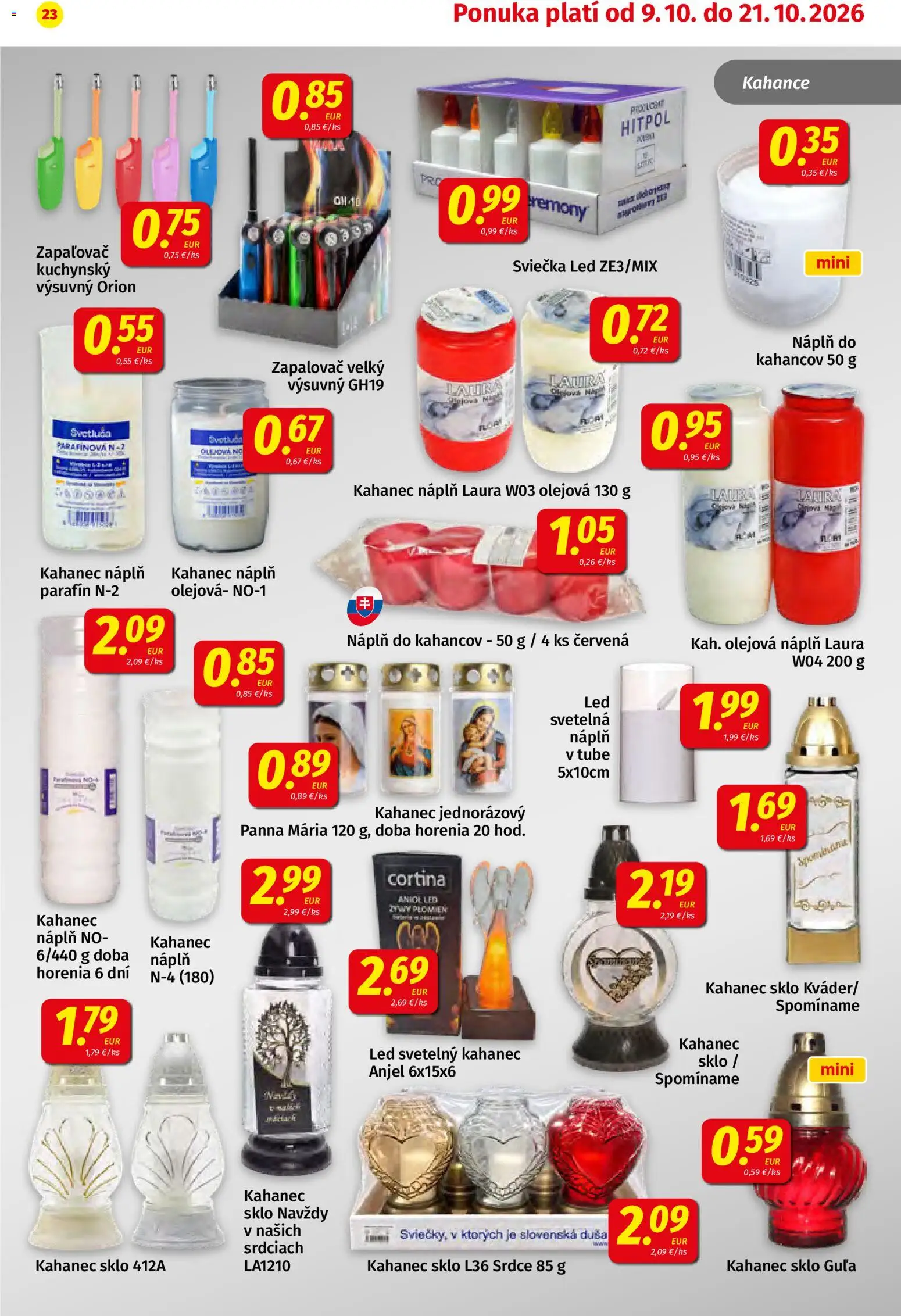 Nové Koruna akcie – leták je platný od 09.10.2026 | Strana: 23 | Produkty: Led