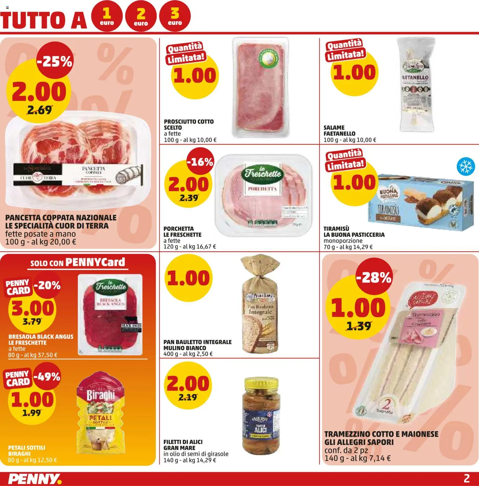 Volantino PENNY del 22/10/2026 | Pagina: 2 | Prodotti: Olio di semi, Posate, Pancetta, Specialità