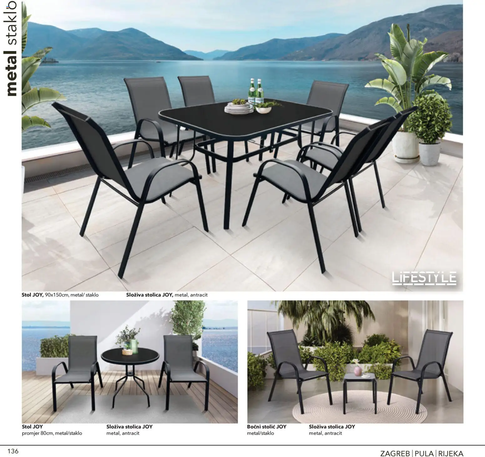 Harvey Norman katalog | vrijedi od 07.04.2026 | Stranica: 136 | Proizvodi: Stolić, Stol, Stolica