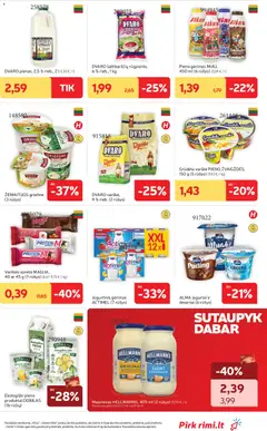 Rimi leidinys galioja nuo 2026.07.28 | Puslapis: 15 | Prekių: Sūrelis, Pienas, Sūris, Grietinė