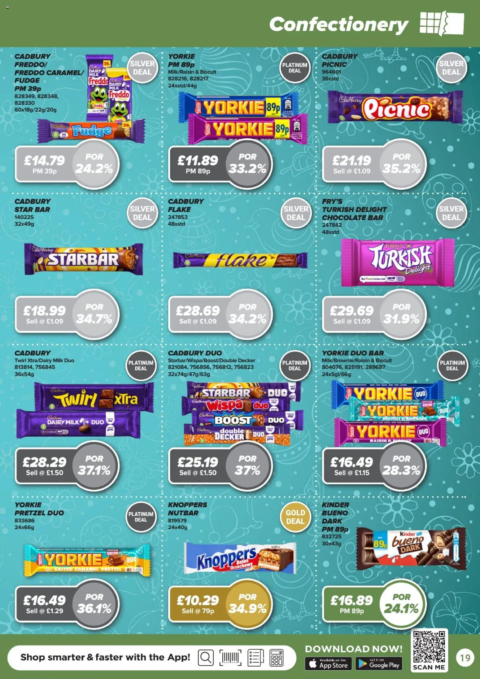 {H1} | Page: 19 | Products: Chocolate, Siège bébé, Fudge, Agrafeuse