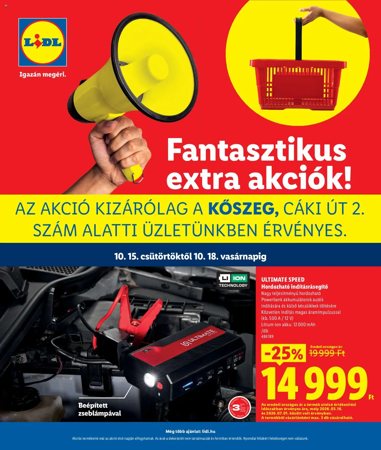 Lidl Csütörtök, 15 Október