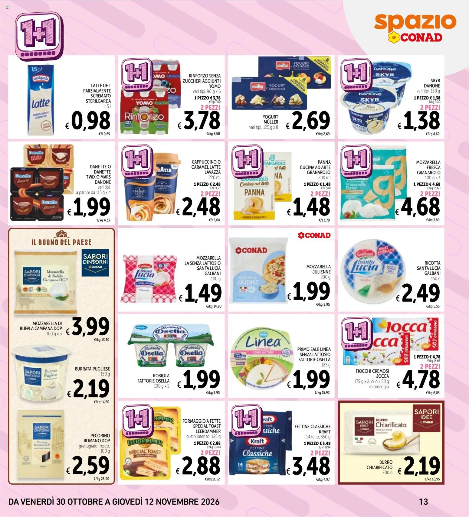 Volantino Spazio Conad del 30/10/2026 | Pagina: 13