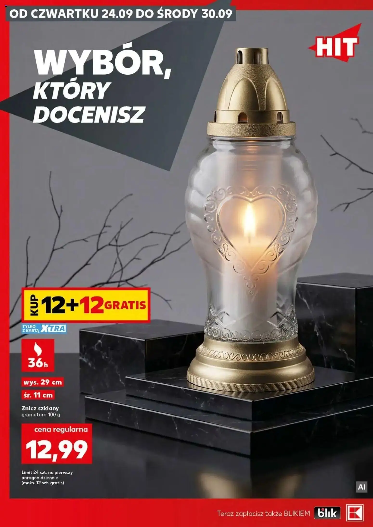 Kaufland gazetka - Znicze od 24.09.2026 - od jutra PDF | Strona: 2 | Produkty: Karta