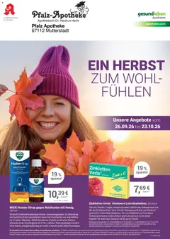 Angebote - Ihre Apotheke vor Ort: Jetzt alle Angebote auch online entdecken! ab 26.09.2026 gültig