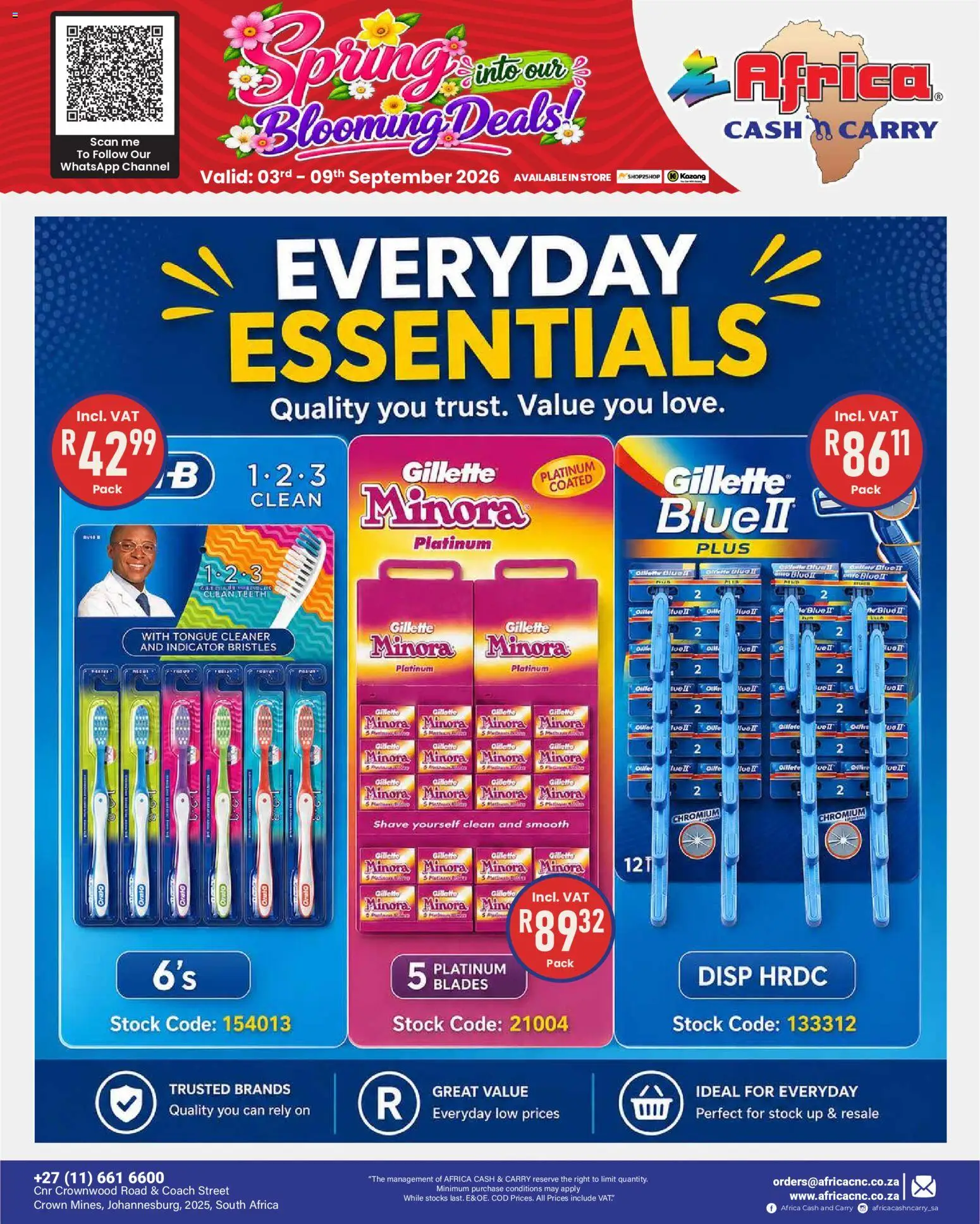 New Africa Cash & Carry catalogue – valid from 03/09/2026 | Page: 71 | Products: Stock